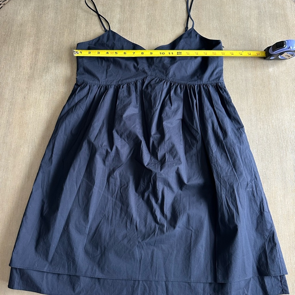 10 Crosby Derek Lam Navy Spaghetti-Strap Mini Dress EUC - Picture 3 of 7